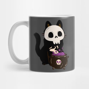 Black Cat Halloween Mug